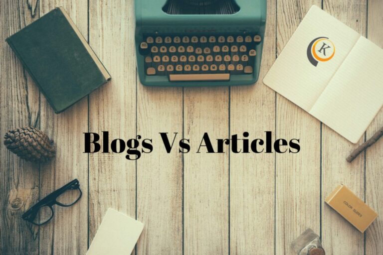 The difference between an article and a blog